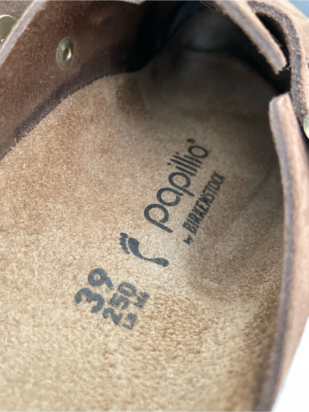 Papillio by Birkenstock Boston Chunky Platform Clog Brown Leather 39 Tea - Picture 6 of 8